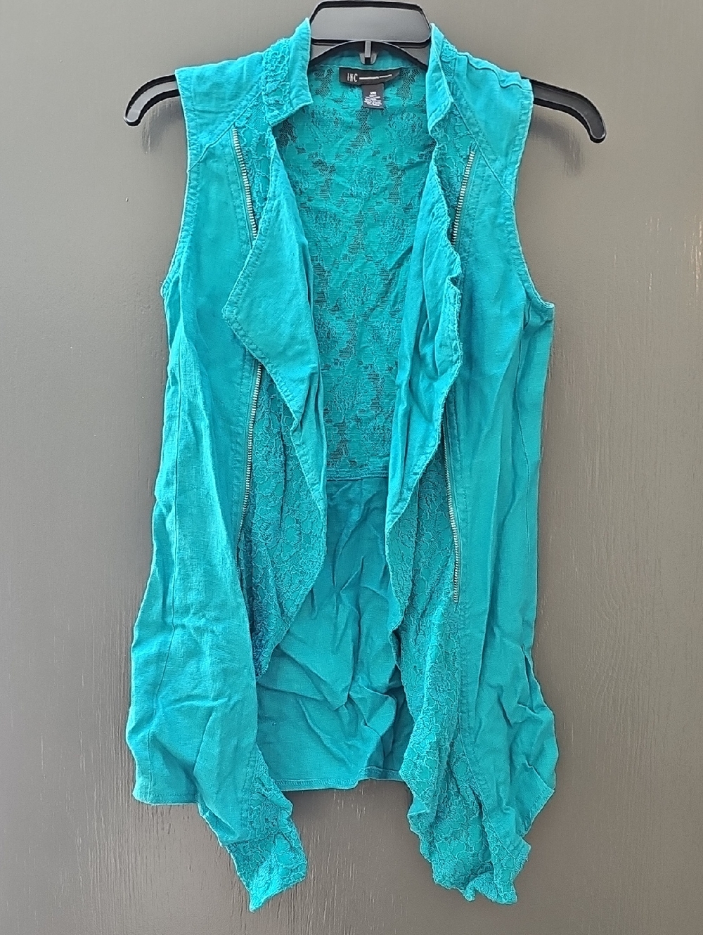 Women 100% Linen Cardigan , XS